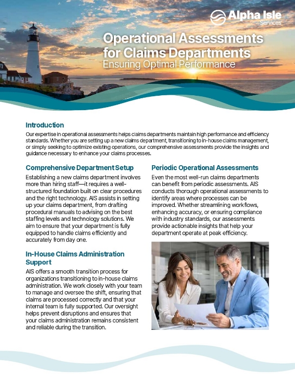Managing Claims workloads Product Sheet